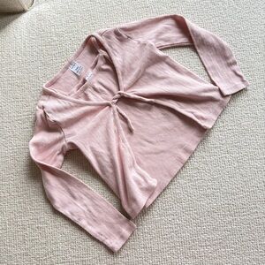 Carters Pink Sweater + Tank Top Set